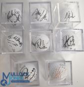 Selection of Autographed Golf Balls: all signed at the WHBC Match they used to hold at Wentworth,