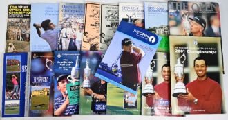 1972-1999 The Open Golf Championship Programmes and 2x Tickets: part run to include 1972, 80, 83