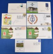 Golf Open Championship FDC's and an American signed and unsigned FDC 1977-1982 to include 1977