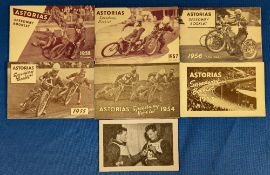 Set of 7x Astorias Speedway Booklets, including the hard to find 1st edition, all in good clean