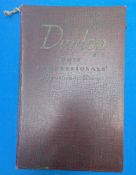 1937 Dunlop Golf Professionals Appointment Diary: part filled with appointments with a special