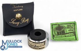 Bob Jamieson Turnberry Swing Ring Golf Training Tool made by Swingmaster PM Golf, in original wallet