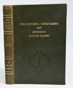 1977 The Memorial Tournament ltd edition Book #216/250 Honouring Walter Hagen - 'The Walter Hagen
