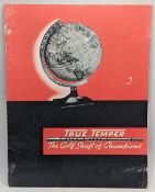 1984 Reproduction of a 1938 New Temper Golf Shaft Sales Catalogue Brochure, a large 9-page booklet