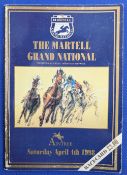 1998 Steeplechase Grand National Racecard signed by all the jockeys