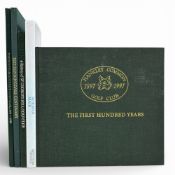 Golf History and Centenary hardcover Books to include Hankley Common Golf Club 1897-1997 The First