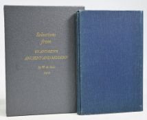 2x Golf Books in slipcases to include Selections from St Andrews Ancient and Modern 2020 W de Aula