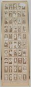 A framed display of Churchman's Boxing Personalities Cards from 1938 in excellent condition