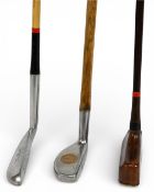 Rangefinder Bunny putter with a central brass plug showing the Bunny mark into the hole to the