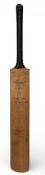 Full sized Cricket Bat signed by the West Indies and County teams 1966: a Jim Stewart bat with