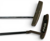 Ping 1A putter t/w a later Ping Anser Scottsdale with Aldila prototype shaft (2)