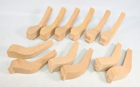 12x Golf Club Makers Long Nose Club head blanks, unused old stock