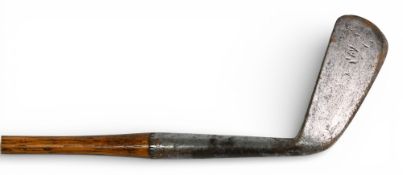 c1885 Smooth faced general golf iron with 5