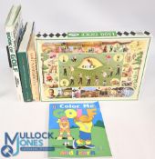 Golf Books, Jigsaw and Colouring Book to include: The Ultimate Book of Golf 1991 Derek Lawrenson,