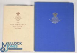 The Royal North Devon Golf Club 1864-1989 E J Davies and G E Brown limited edition (257/500) and The