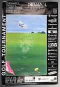 1994 Chemapol Czech Open Golf Poster, rolled ready to frame