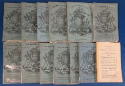 1883-1842 New Sporting Magazine by R Ackermann: horse racing, hunting, shooting, 6 volumes from