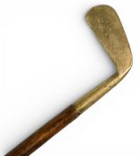 Sunday Golf Walking Stick - Alex Patrick The Mascot brass head iron measures 35