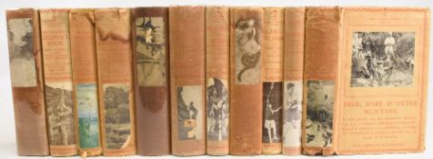 Lonsdale Library Books to include: Deer, Hare and Otter Hunting 1936, Boxing 1943, Lawn Tennis Its