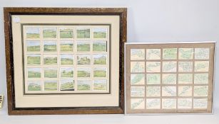 2x sets of Golfing cigarette cards to incl WD & HO Wills 