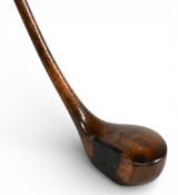 Scarce left hand one piece brassie with 'BGS Co Ltd' to the crown - stamped also with the Dancing