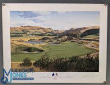 1996 PGA Cup Graeme Baxter Print - the Monarchs Course second hole, limited edition No.236 /300,