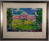 Leroy Neiman Ryder Cup Miracle of Medinah - limited edition print signed by Ian Poulter and artist