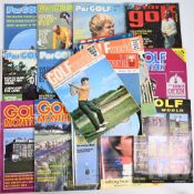 1960-1980 Period Golf Magazines, Golf News 1984, Golf World 1960s x9 and 1x 1982, Par Golf 1976