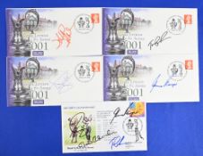 2001 Golf Royal Lytham & St Annes The Open Championship signed FDCs: winners and past winners to