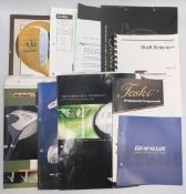 Golf Club Sales Catalogues and Brochures, of Louisville 2004 USA, KZG 2003 with price list,