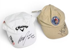 Golf 2005 US Open at Pinehurst Cap hand signed by winner Michael Campbell and a Calloway Tour Series