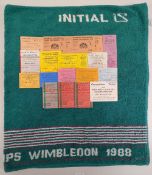 1962-1982 Wimbledon Tennis Tickets: spectator and other tennis ticket stubs, U21 Northern lawn