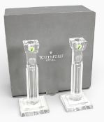 2004 Ryder Cup Oaklands Hills Country Club Waterford Crystal Metropolitan Candlesticks, official