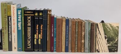 Collection Rock Climbing Mountaineering Books and Guides 1926-1999, UK and abroad - with noted books