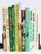 A selection of Golf Books to include Robert Simpson Carnoustie 2001 Jack Mishler limited edition,