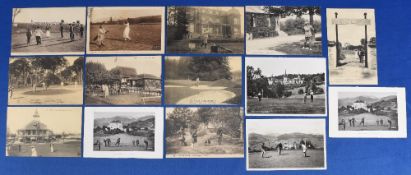 Overseas Golfing Postcards from the early 20th century onwards to include Belgium, Swiss and