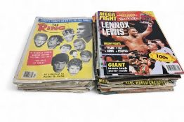 Selection of Boxing Ring Magazines. 1950s to 1970s, various conditions some poor (box)