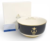 2009 PGA Cup The Carrick Loch Lomond USA v GB&I presentation large fruit bowl - Pickard Proudly Made
