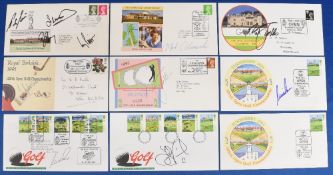 Golf Open Championship signed and unsigned FDC's 1988-1994 - 1988 hand signed by Peter Senior, Ian