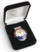 1957 Commemorative PGA of America Money Clip engraved for Jake Burke by Miller, boxed