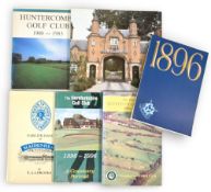 Golf History and Centenary paperback Books to include The History of Honiton Golf Club 1896-1996