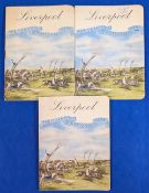 1956-1958 Steeplechase Grand National Racecards 24th March 1956, 29th March 1957, 29th March 1958,