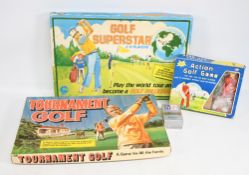 Golf Collectable Games Board Games: Golf Super G gamers, tournament golf Ariel action golf game