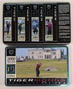 Tiger Woods Grand Slam Collector's Series 2 Open Championship Nike tin of 12 unused and unopened