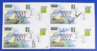 2002 Muirfield The Open Championship signed FDCs, with winners and past winners to include Ernie