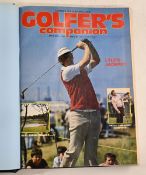 1985 Golfer's Companian - Europe's top golfing magazine a bound volume of a complete year