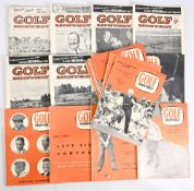 Golf Monthly magazines from 1947-1966 to include 1947 x 1, 1957 x 5, 1961 x 12 and 1966 x 11 (29) in