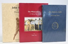 3x hardcover golf books to include Allan Robertson, Golfer His Life and Times 1985 Alistair Beaton