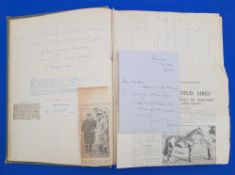 1926-1933 Racehorse Owners Scrapbook: for a horse named Ruby Love by Ruby Gertrude Anderson 1926,