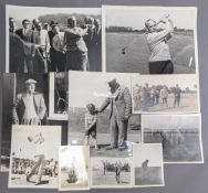 Period Press Golf Photographs: two of Sam King 8